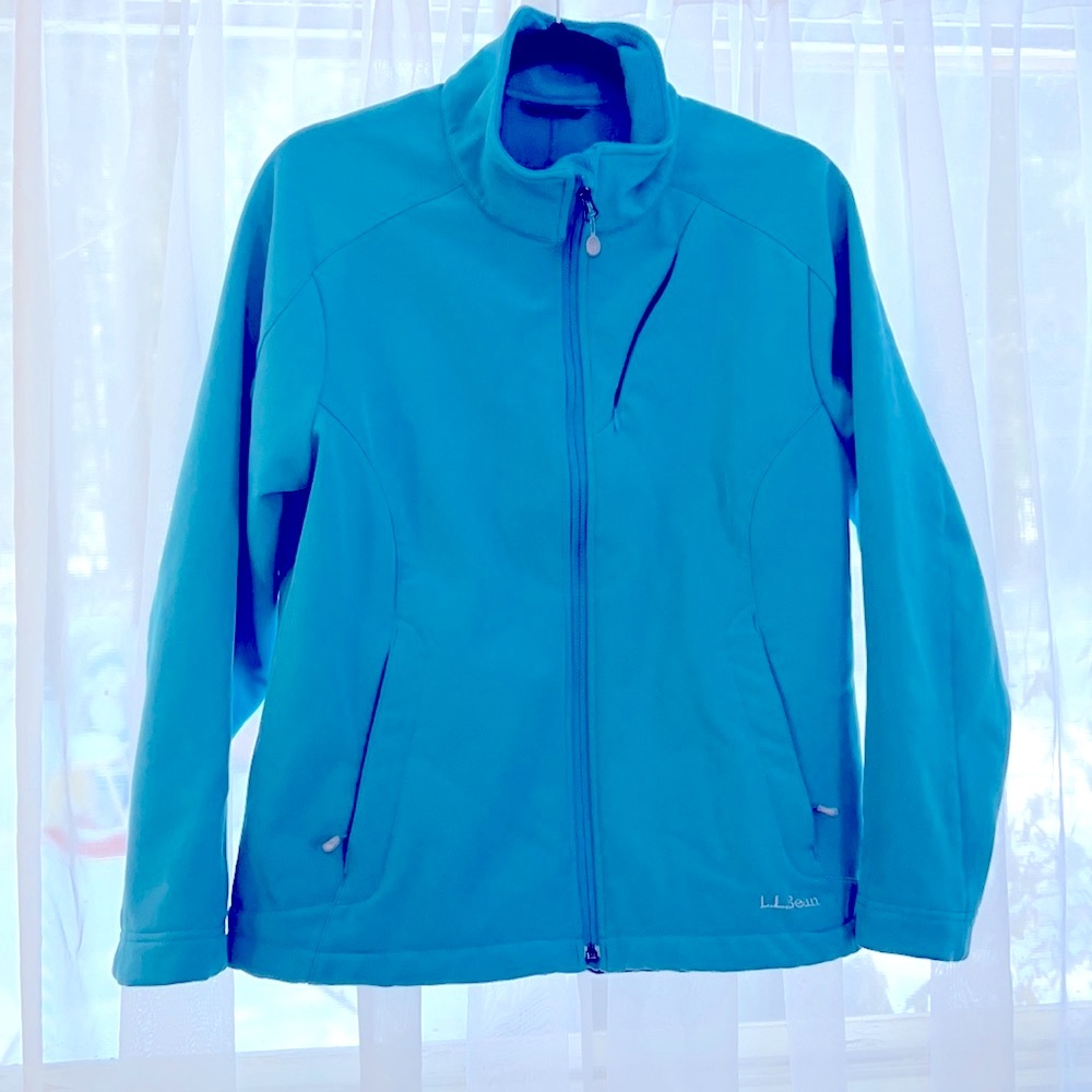 L.L. Bean Blue All in One Windproof jacket